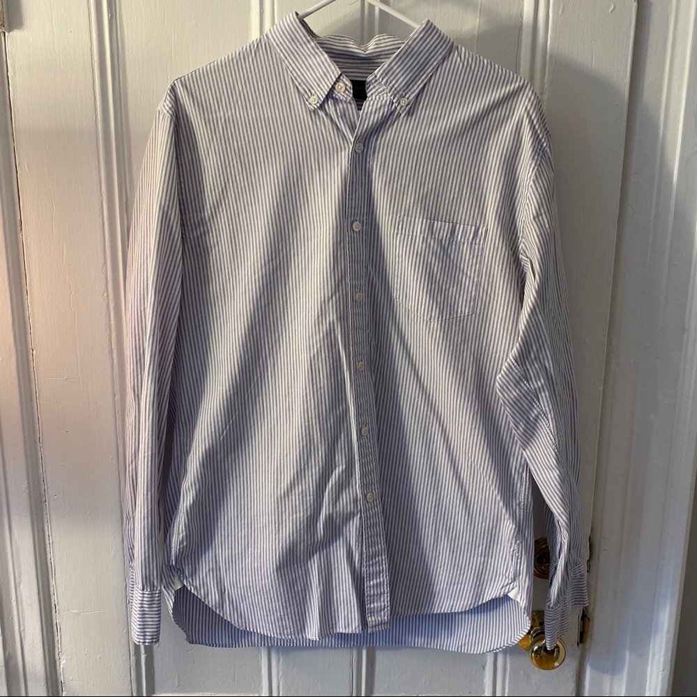 J.Crew Men's Striped Button Down